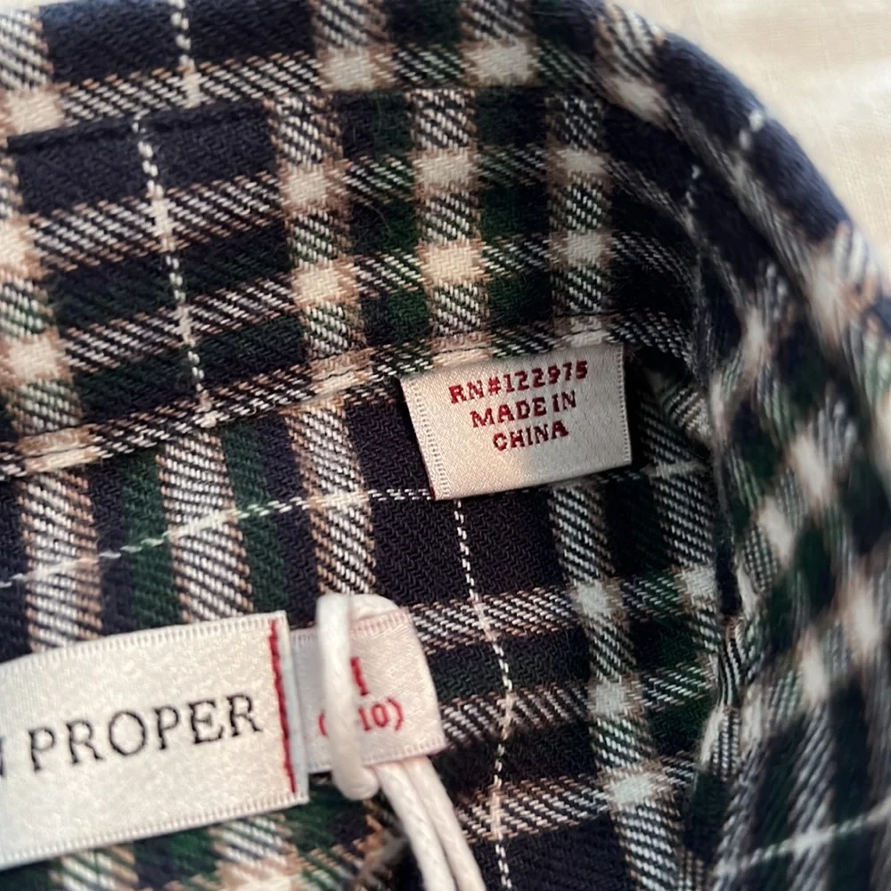 BRAND NEW with Tag Boys Button Down Southern Proper Flannel_8